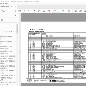 Bomag MPH 125 Function.6 Wiring Diagram Manual EN_DE - PDF DOWNLOAD