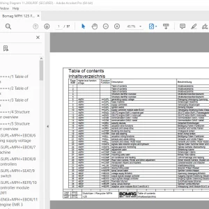 Bomag MPH 125 Funtion.6 Wiring Diagram Manual EN_DE - PDF DOWNLOAD