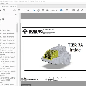 Bomag MPH 600 Tier 3A Inside Function.159 Wiring Diagram Manual EN_DE PDF
