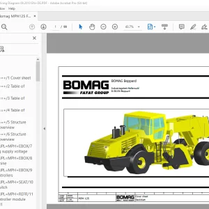Bomag MPH125 Function.59 Wiring Diagram Manual EN_DE - PDF DOWNLOAD