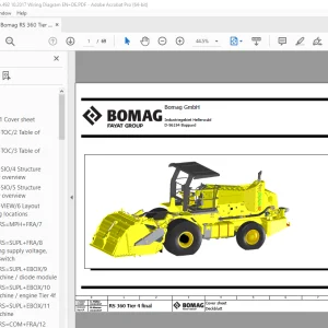 Bomag RS 360 Tier 4 Function.492 Wiring Diagram Manual EN_DE - PDF DOWNLOAD