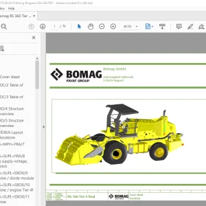 Bomag RS 360 Tier 4 Function.575 Wiring Diagram Manual EN_DE - PDF DOWNLOAD