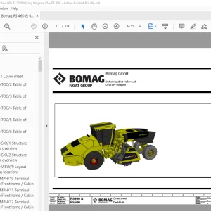 Bomag RS 460 & RS 500 Function.680 Wiring Diagram Manual EN_DE PDF