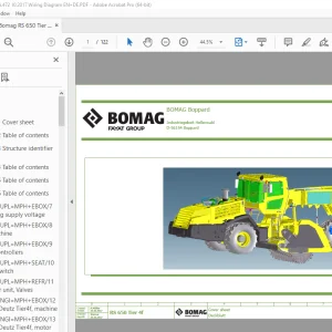 Bomag RS 650 Tier 4f Function.472 Wiring Diagram Manual EN_DE - PDF DOWNLOAD