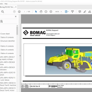 Bomag RS 650 Tier 4f Function.538 Wiring Diagram Manual EN_DE - PDF DOWNLOAD