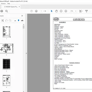 Crown Forklift C14000H Spare Parts Manual - PDF DOWNLOAD