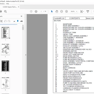 Crown Forklift C2500 Spare Parts Manual -  PDF DOWNLOAD