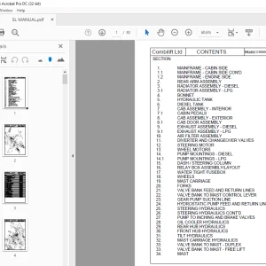 Crown Forklift C5000 SL Spare Parts Manual - PDF DOWNLOAD