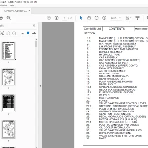Crown Forklift C6000 GT Parts Manual - PDF DOWNLOAD