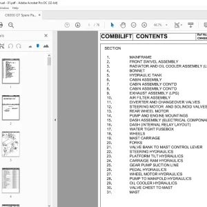 Crown Forklift C6000 GT Spare Parts Manual - PDF DOWNLOAD