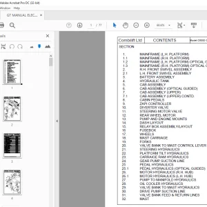 Crown Forklift C6000 GTE Parts Manual  - PDF DOWNLOAD