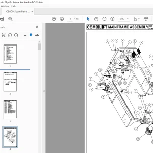 Crown Forklift C6000 Spare Parts Manual -  PDF DOWNLOAD