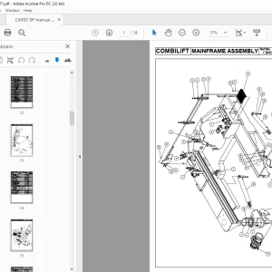 Crown Forklift CM40001 Parts Manual  - PDF DOWNLOAD