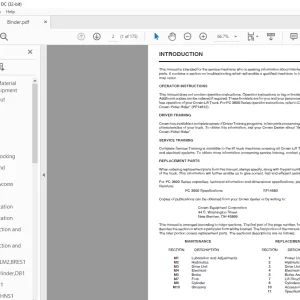 Crown Forklift PC 3600 Series Pallet Service Manual  - PDF DOWNLOAD