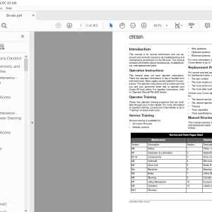 Crown Forklift PE 4500 Series Pallet Service Manual - PDF DOWNLOAD