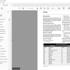 Crown Forklift RR/RD 5700 Series Service Manual - PDF