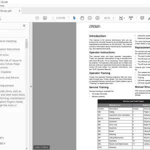 Crown Forklift SH SHR 5500 Walkie Stacker Service Manual - PDF DOWNLOAD