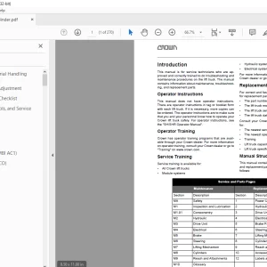 Crown Forklift SH SHR 5500 Walkie Stacker Service Manual  - PDF DOWNLOAD