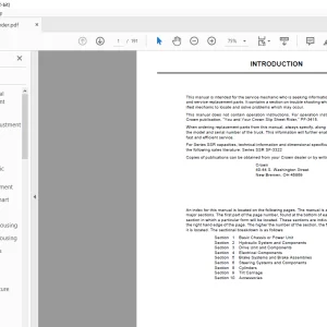 Crown Forklift SSR Pallet Service Manual  - PDF DOWNLOAD