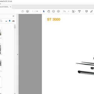Crown Forklift ST 3000 Parts Manual - PDF DOWNLOAD