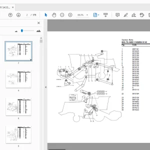 DEUTZ FAHR 5435H PARTS MANUAL - PDF