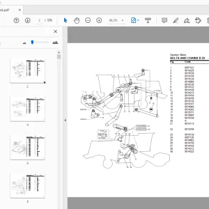 DEUTZ FAHR 5465H PARTS MANUAL - PDF