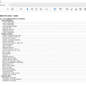 DEUTZ FAHR 5665HTS COM 3 PARTS MANUAL 13900 - PDF