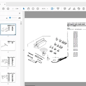 Deutz Fahr 5670 Tools & Accessories Parts Catalog PDF