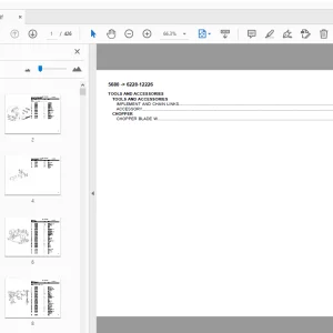 DEUTZ FAHR 5680 TOOLS AND ACCESSORIES PARTS MANUAL - PDF