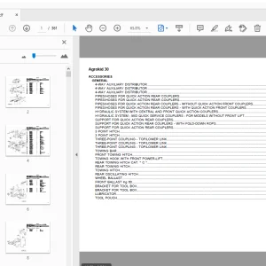 DEUTZ FAHR AGROKID 30 PARTS MANUAL - PDF