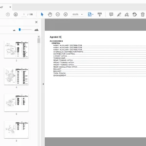 DEUTZ FAHR AGROKID 35 PARTS MANUAL - PDF