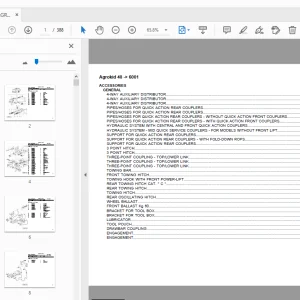 DEUTZ FAHR AGROKID 40 PARTS MANUAL 6001 - PDF