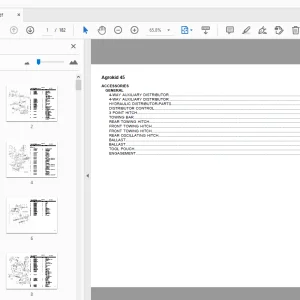 DEUTZ FAHR AGROKID 45 PARTS MANUAL - PDF