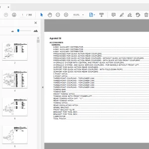 DEUTZ FAHR AGROKID 50 PARTS MANUAL  - PDF