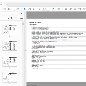 DEUTZ FAHR AGROKID 50 PARTS MANUAL 6001 - PDF