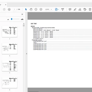 DEUTZ FAHR D07 7007 PARTS MANUAL - PDF