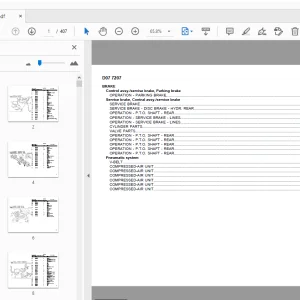 DEUTZ FAHR D07 7207 PARTS MANUAL - PDF