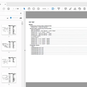 DEUTZ FAHR D07 7807 PARTS MANUAL - PDF