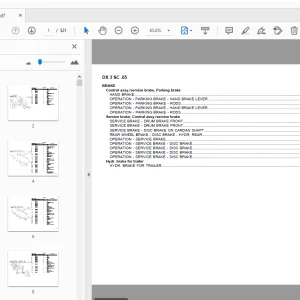 DEUTZ FAHR DX 3 SC.65 PARTS MANUAL  - PDF