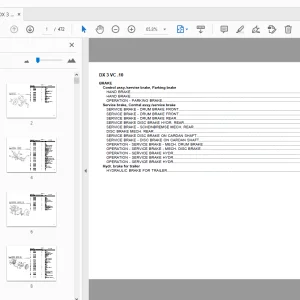 DEUTZ FAHR DX 3 VC.10 PARTS MANUAL - PDF