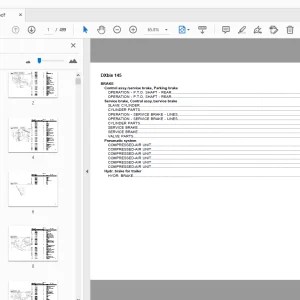 DEUTZ FAHR DXbis 145 PARTS MANUAL - PDF