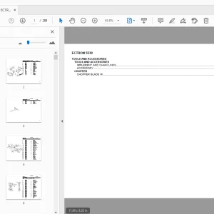 DEUTZ FAHR ECTRON 5530 PARTS MANUAL - PDF