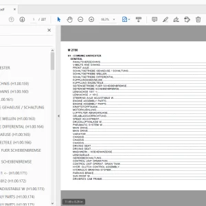 DEUTZ FAHR M2780 COMBINE HARVESTER PARTS MANUAL - PDF