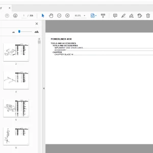 DEUTZ FAHR POWERLINER 4030 PARTS MANUAL - PDF