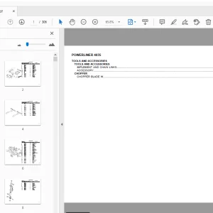 DEUTZ FAHR POWERLINER 4035 PARTS MANUAL - PDF
