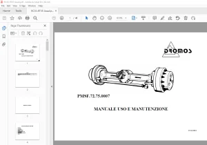 DROMOS RC30-RT35 Assali MANUALE USO E MANUTENZIONE - PDF DOWNLOAD