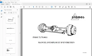 DROMOS RC30-RT35 Ponts MANUEL D’EMPLOI ET D’ENTRETIEN PDF