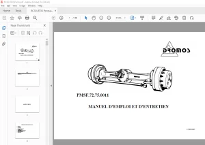 DROMOS RC30-RT35 Ponts MANUEL D’EMPLOI ET D’ENTRETIEN - PDF DOWNLOAD