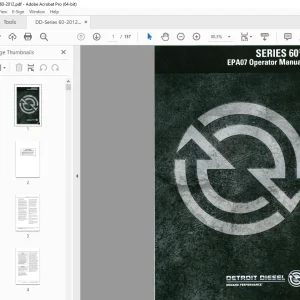 Detroit Diesel Series 60 EPA07 Operator Manual - PDF DOWNLOAD