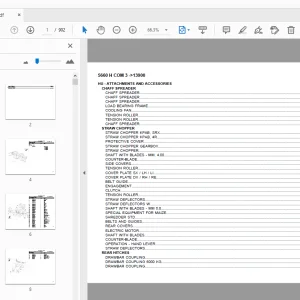 Deutz 5660 H COM 3 Parts Manual (13900) - PDF